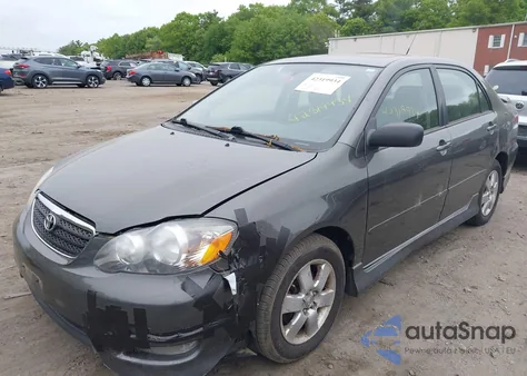2008 Toyota Corolla S z USA, uszkodzony, nr VIN 2T1BR32EX8C900138